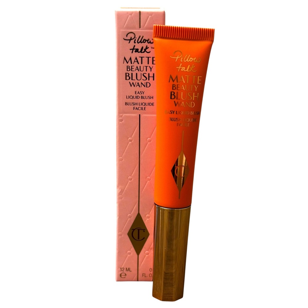 Charlotte Tilbury Pillow Talk Matte Beauty Blush Wand Pillow Talk Peach Pop NIB